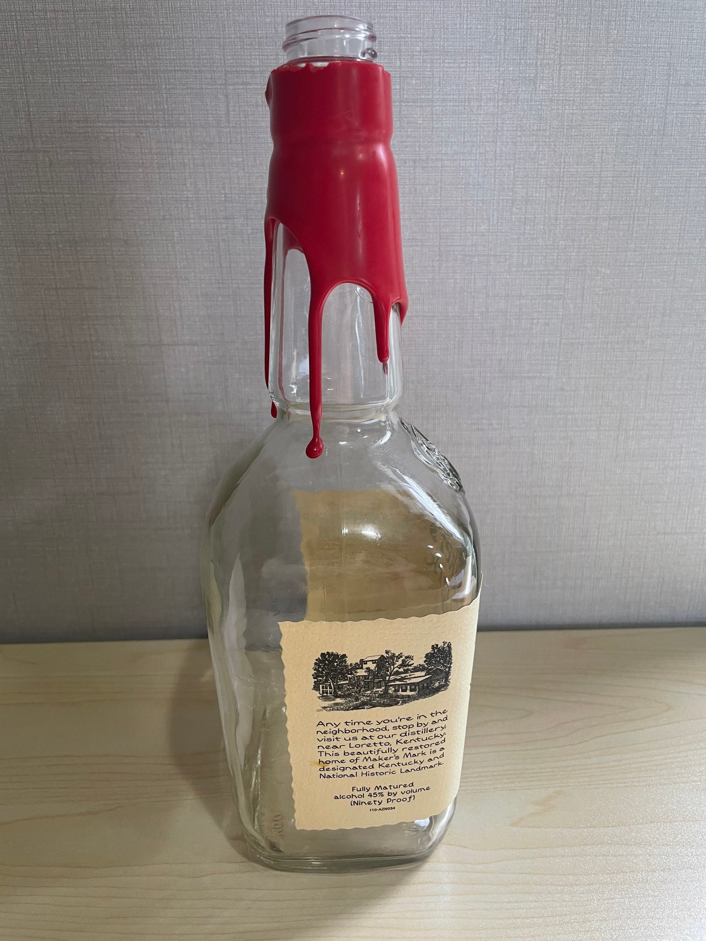 Empty Makers Mark 1 Liter Bottle Etsy
