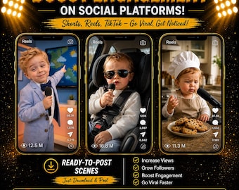 3100+ AI Video Bundle, Kids Cats Talking Objects ASMR Reels, Ready to Post Short Videos, Digital Download