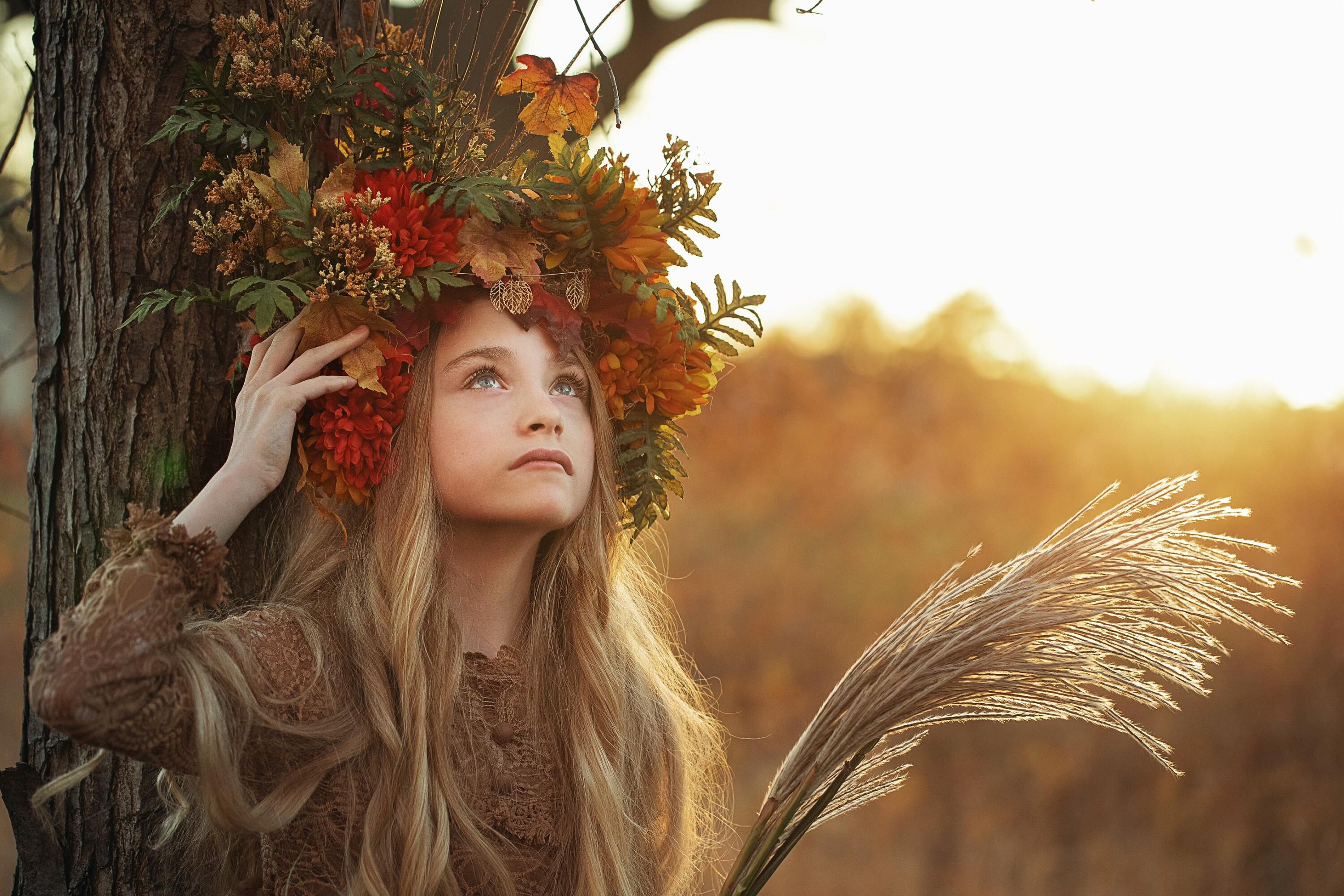 headpiece floral
