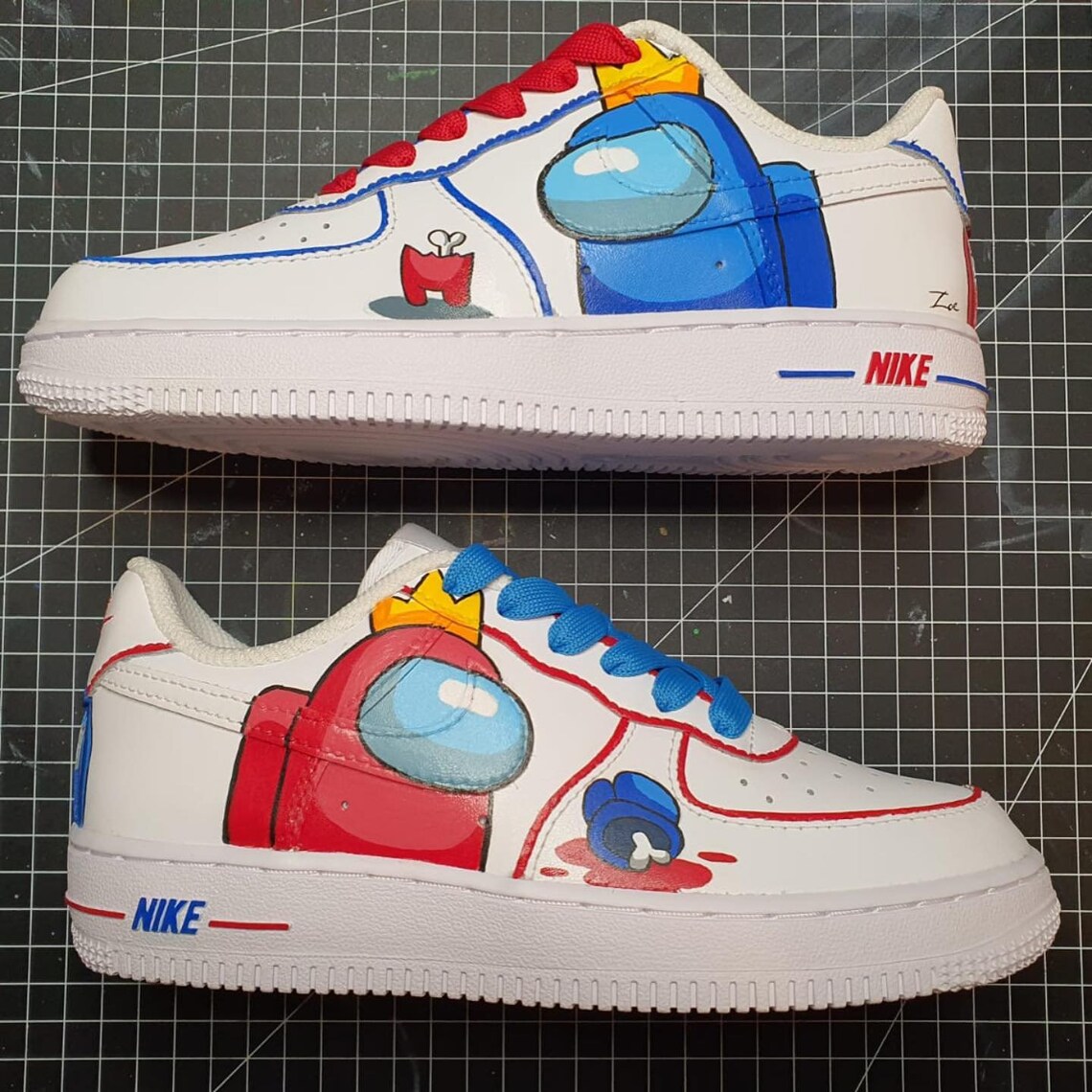 Among Us Air Force 1 Custom Sneakers Athletic Shoes Man Etsy Australia