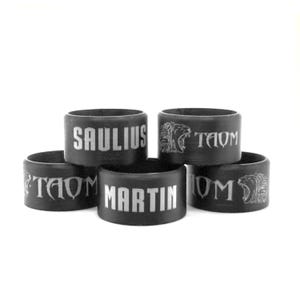 Taom - Snooker & Pool Chalk holder with your name (BLACK)