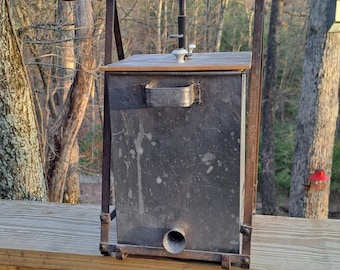 Mantequera genérica antigua 133-1. Restaurada en buen estado.