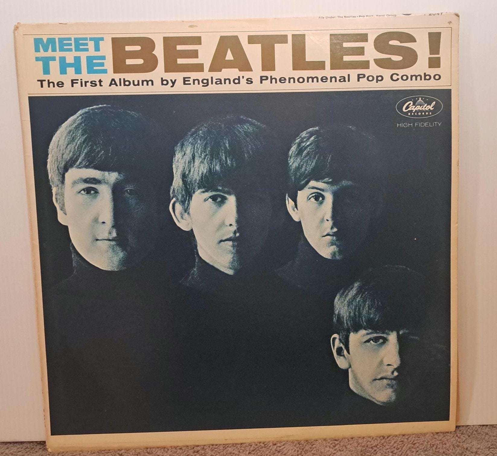 1964 Original Meet the Beatles US 1st Press Vinyl LP Capitol T