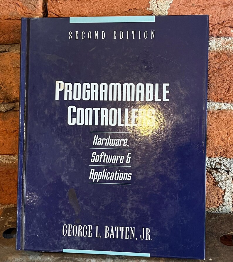 Programmerbara kontroller, andra upplagan, bok av George L. Batten Jr. 1994, industriell automation, PLC-teknikreferens bild 2