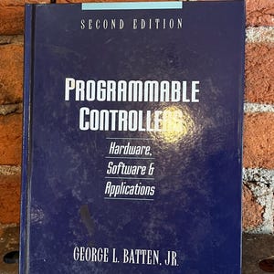 Programmerbara kontroller, andra upplagan, bok av George L. Batten Jr. 1994, industriell automation, PLC-teknikreferens bild 3