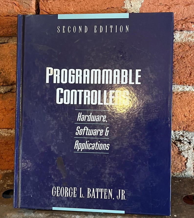 Programmerbara kontroller, andra upplagan, bok av George L. Batten Jr. 1994, industriell automation, PLC-teknikreferens bild 3