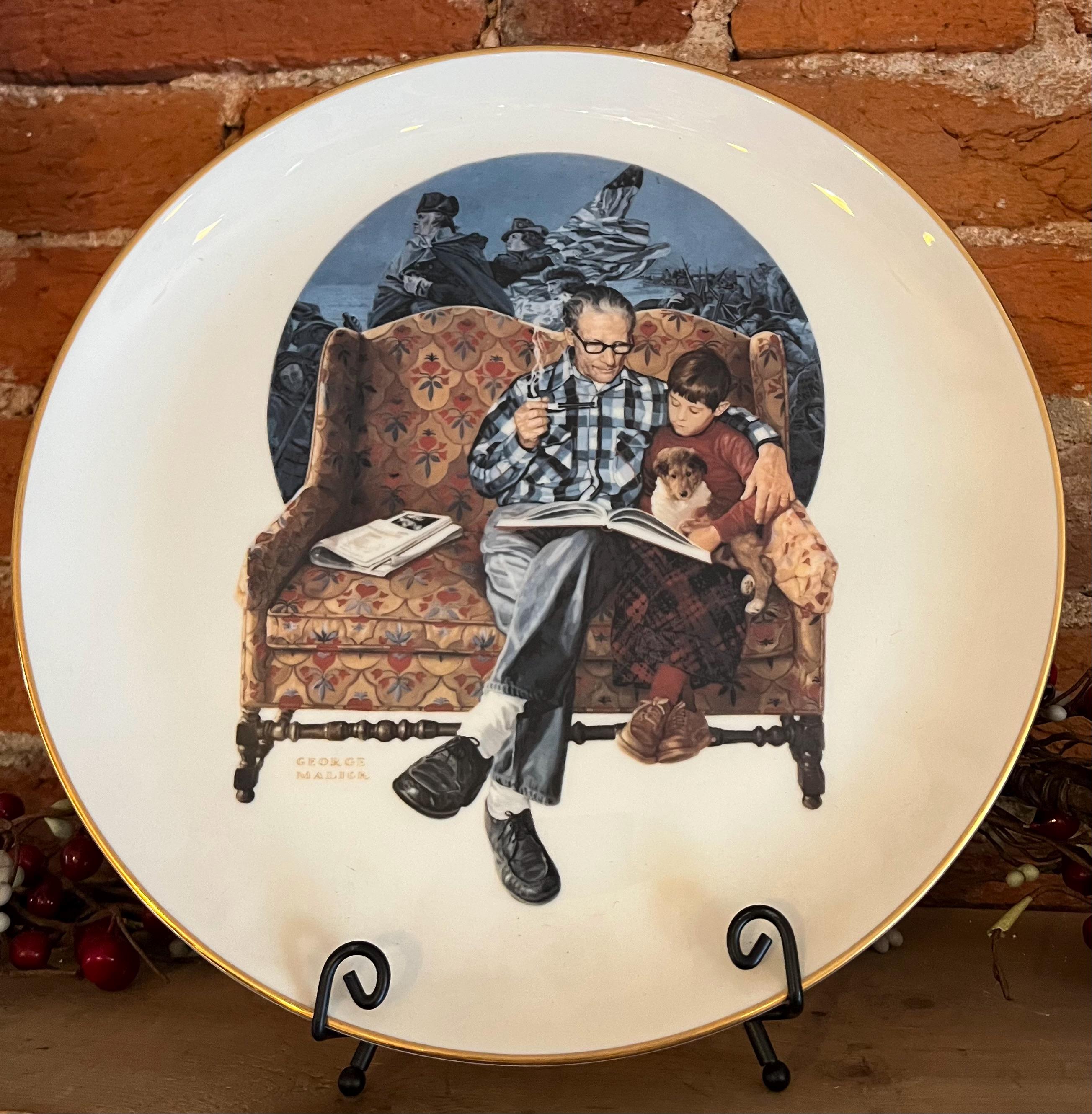 George Malick Bicentennial Collector Plate | Ridgewood China, 1976