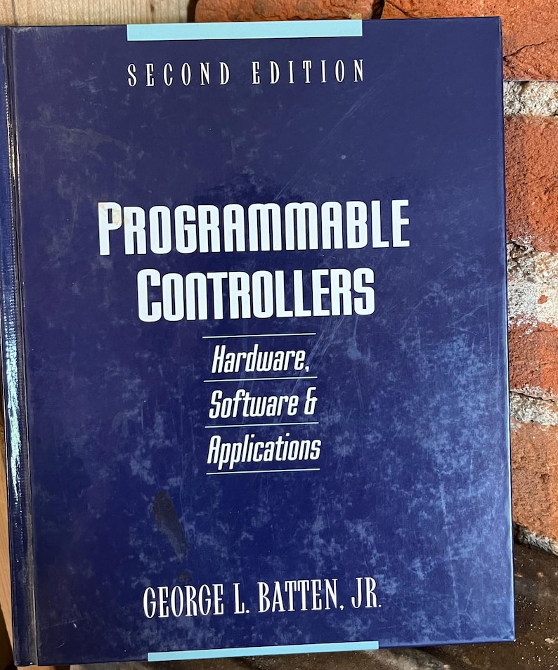 Programmerbara kontroller, andra upplagan, bok av George L. Batten Jr. 1994, industriell automation, PLC-teknikreferens bild 1