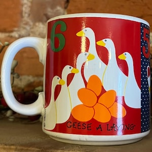 Tazza da caffè vintage Grant Howard Days of the Week del 1983 - Giorni 4-6