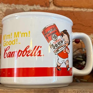 Vintage Campbell’s Soup Mug from 2004 | Single Oversized Soup Cup Featuring Campbell’s Kids | Retro Kitchen Collectible