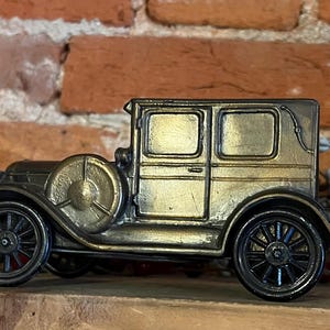 Banthrico 1924 Chrysler Coin Bank | Vintage Diecast Vehicle Savings Bank | &quot;American Bank & Trust Company&quot;
