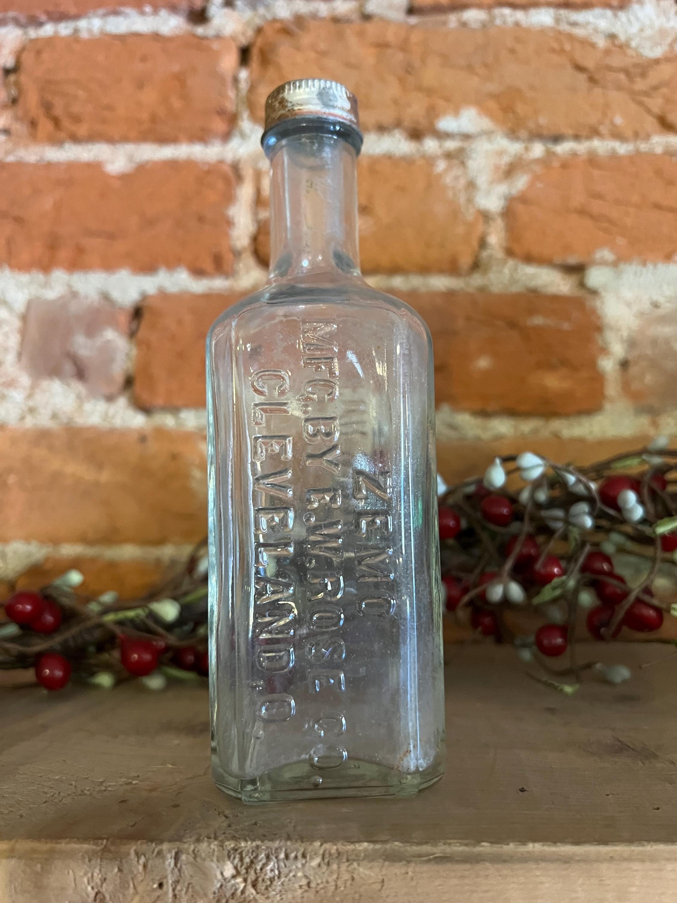Antique Zemo Antiseptic Lotion For Skin & Scalp Bottle with Original Lid
