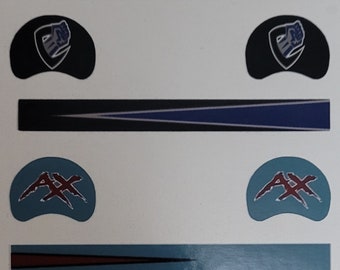 2001 XFL Custom Vintage Mini Gumball Helmet Decal Set - Etsy 2001 XFL Custom Vintage Mini Gumball Helmet Decal Set - Etsy