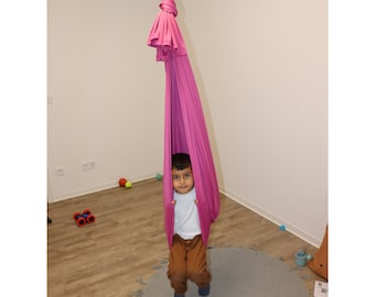 Columpio para niños,Columpio sensorial para niños con necesidades especiales,Muebles Montessori Hamaca para abrazar para autismo,Silla hamaca,Resiliente, Schaukel