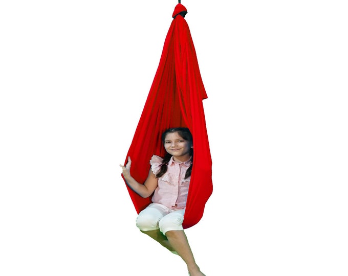 Swing,for Kids,Sensory Swing for Children with Special Needs,Educational Center,Cuddle Hammock for Autism,Resilient,Silky Soft Sensory Swing