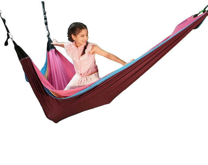 Sensory Therapy For Kids Acrobat Swing,Autism,Educational Activitie,Lycra,Down Syndrome,Motor Planning,Kids Activities,Adult,Gift,Home Decor