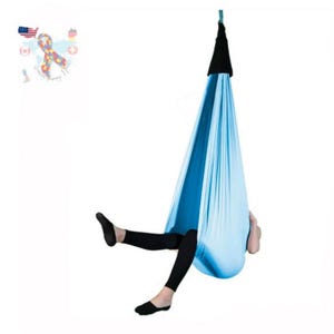 Sensory Swing, Indoor Hammock,Cute,Comfortable,Relaxing and Fun therapy Swing,Montessori Furniture,Yoga,Chair,Acrobat,Autism,Learning School