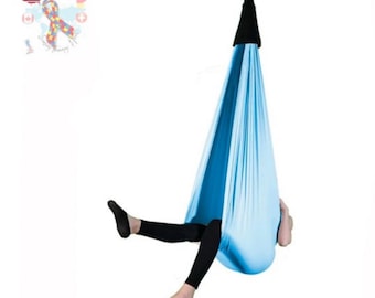 Sensory Swing, Indoor Hammock,Cute,Comfortable,Relaxing and Fun therapy Swing,Montessori Furniture,Yoga,Chair,Acrobat,Autism,Learning School