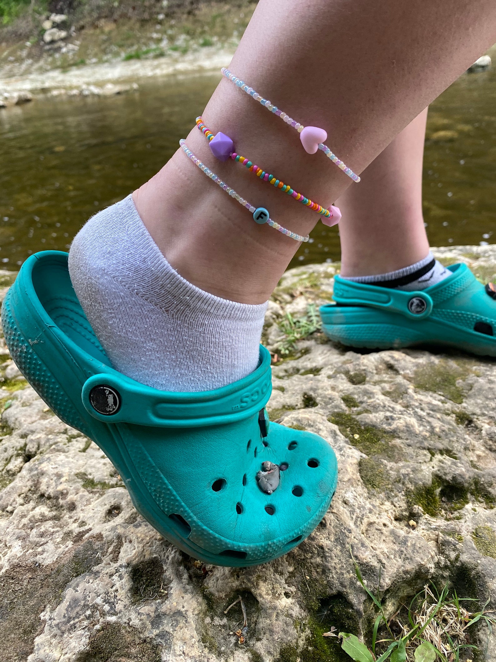 Seed Bead Anklets / Summer Anklet - Etsy UK