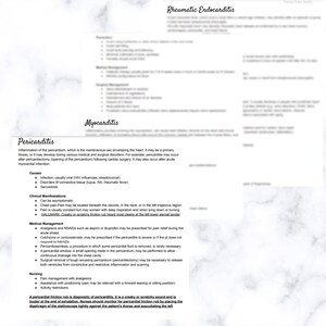Infectious Diseases Of The Heart Cardiac Nursing Notes