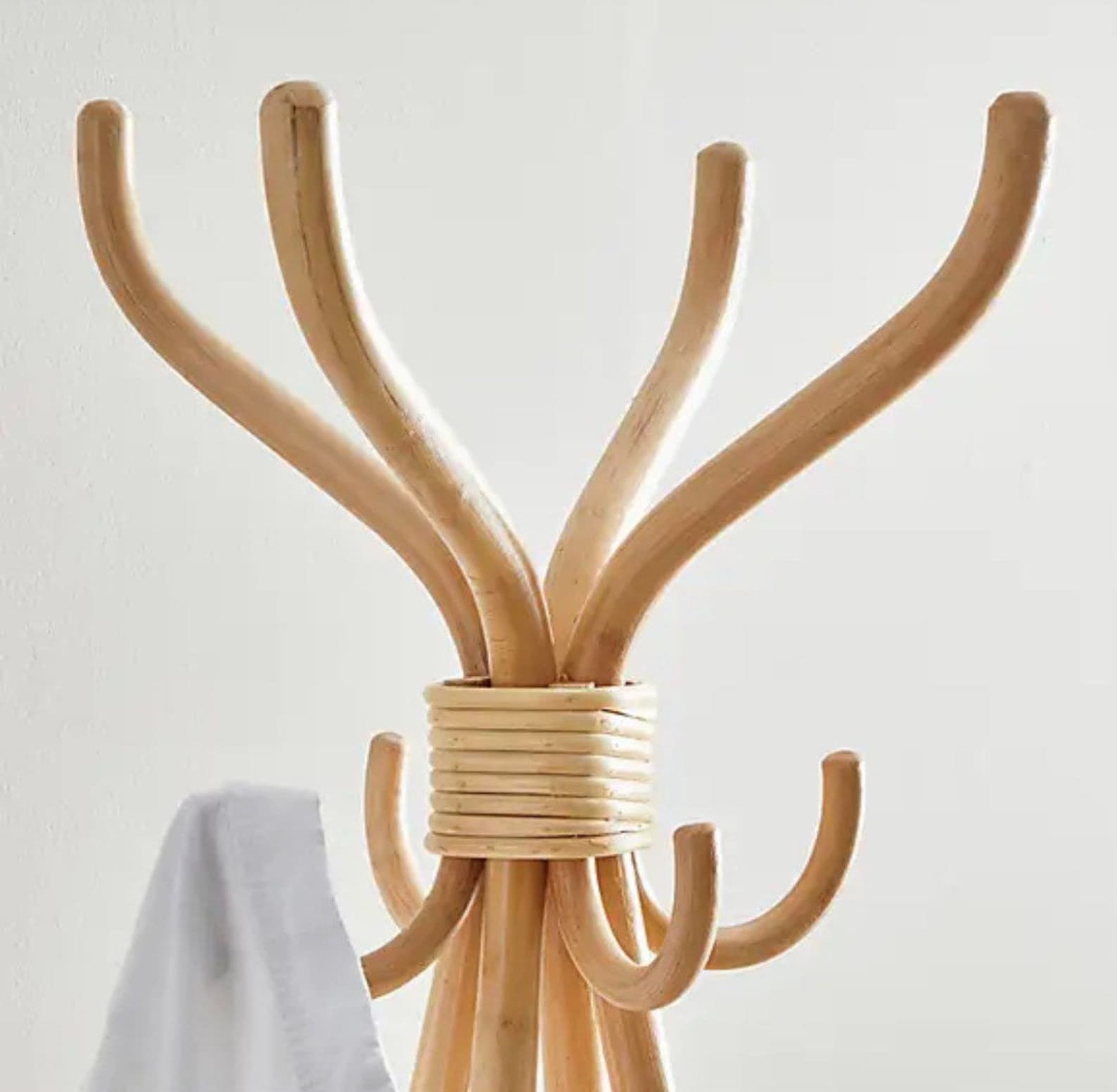 Rattan Cane Coat Stand Hallway Etsy