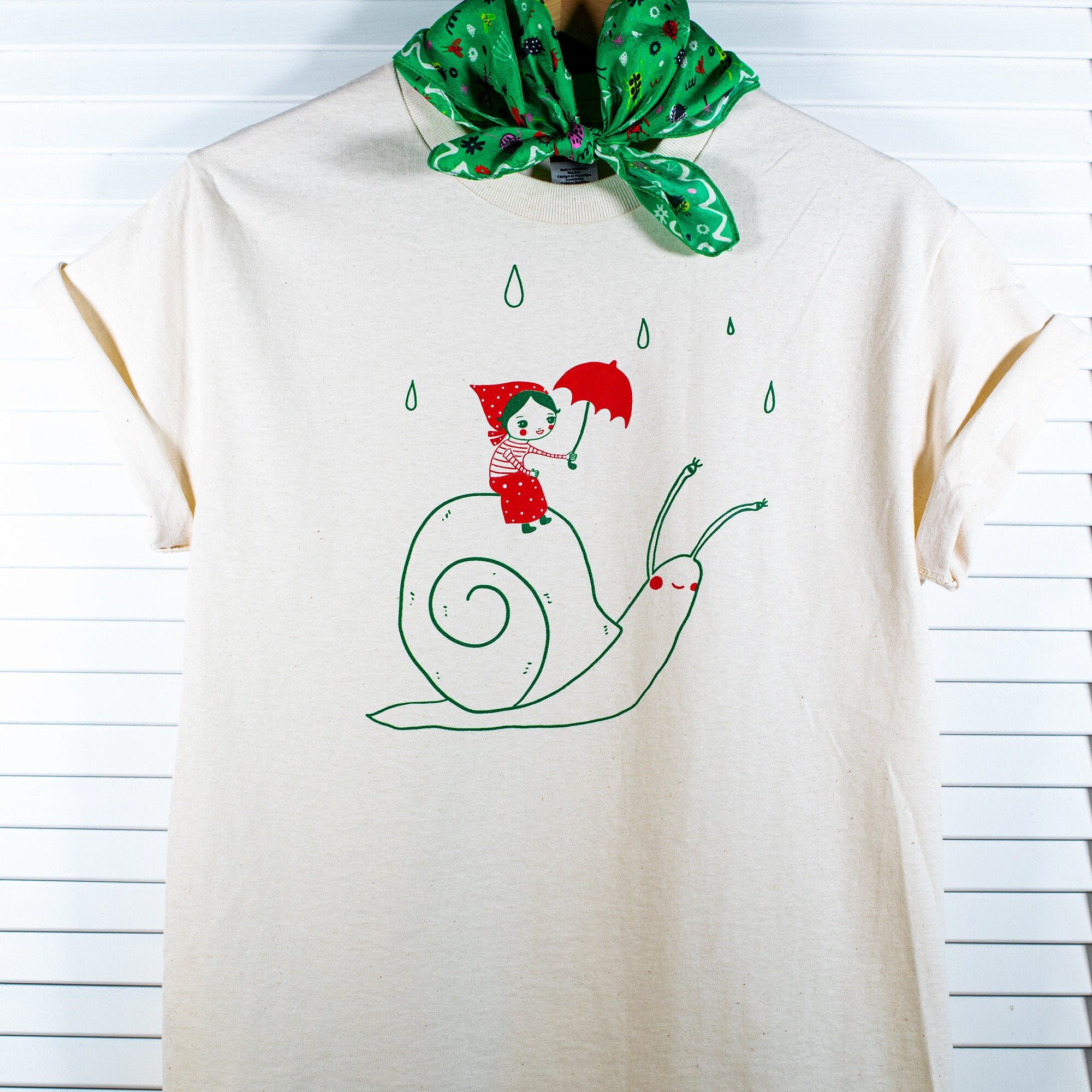 Snail Tees Little Red Riding Hood Shirt 