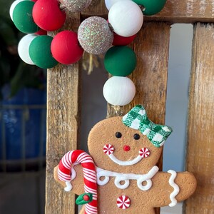 Gingerbread Tier Tray Decor: Mini Mugs, Hand Painted Books & Rolling Pin image 6