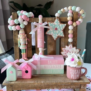 Nutcracker decor / Pink Christmas