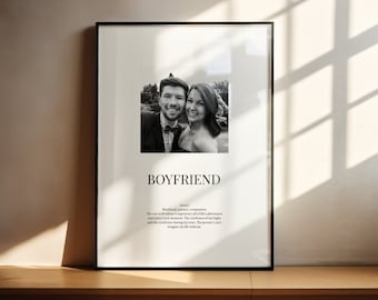 Personalised Boyfriend Definition Print / Boyfriend Print / Personalised Gift / Boyfriend Quote / Gift / Gifts for Him / Personalised Gift