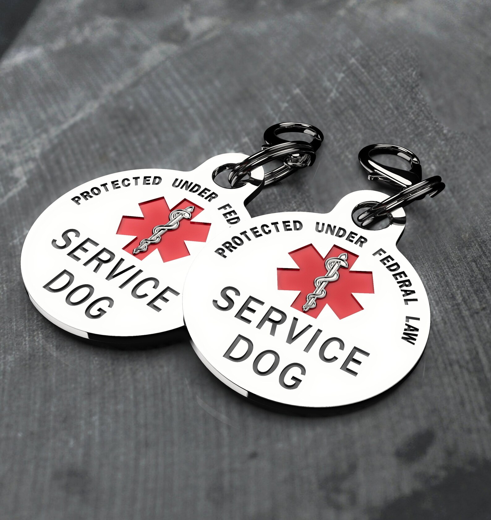 Service Dog Tag for Small Dogs 2 Pack .999 Inch Dog Vest and Etsy