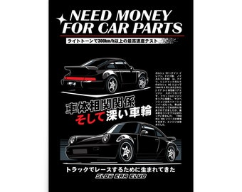 Need money for car parts Poster