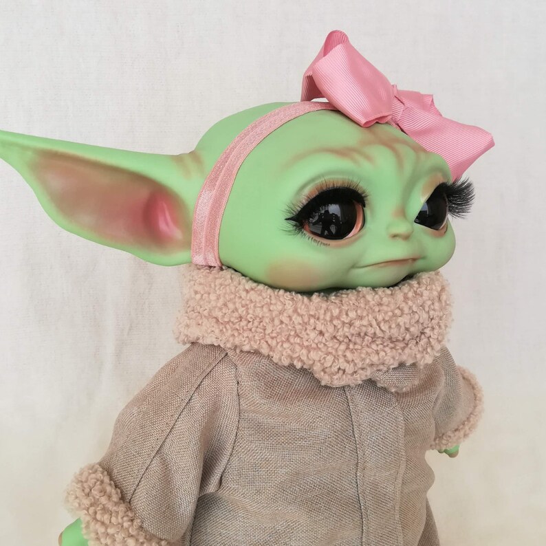 CUSTOM ORDER Reborn Baby Yoda Doll Original Green With Etsy