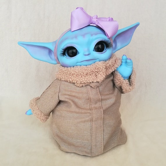 CUSTOM ORDER Reborn Baby Yoda Doll Painted in the Color of Your Choice,  Baby Yoda Reborn, Grogu Doll Customizable Gift, the Mandalorian -   Sweden