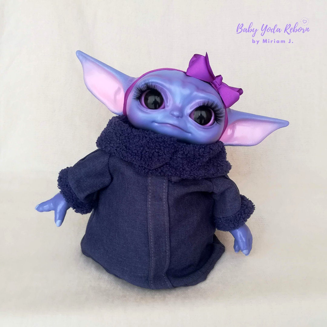 CUSTOM ORDER Reborn Baby Yoda Doll Painted in the Color of Etsy Canada