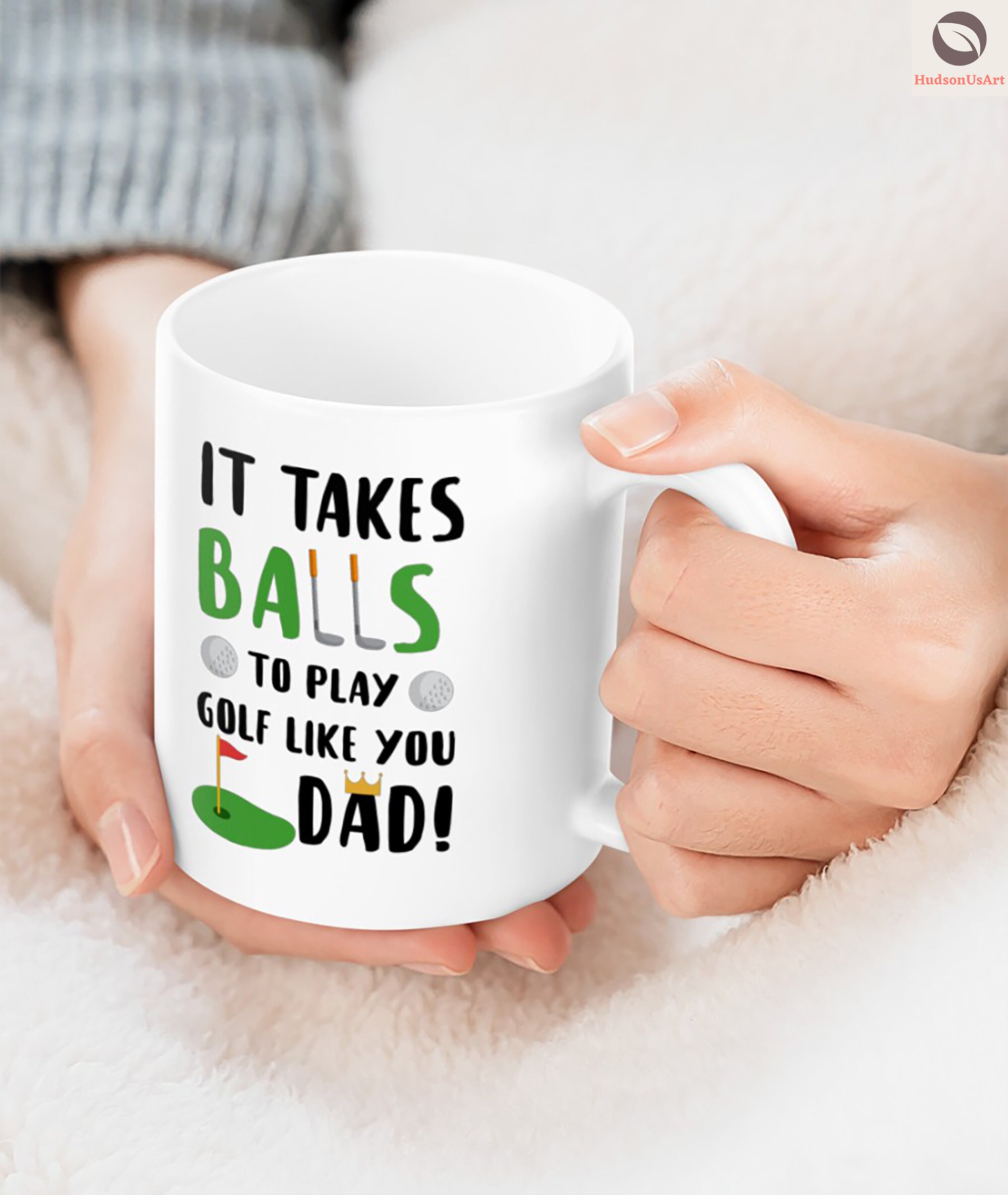 Funny Golf Dad Gift Mug Mug For Father's Day It Takes Etsy