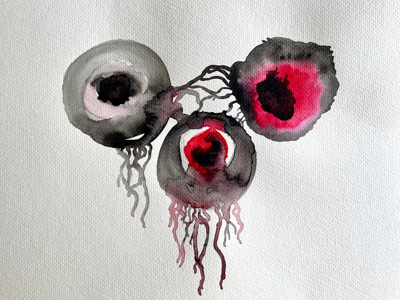 Harvest original watercolor on paper