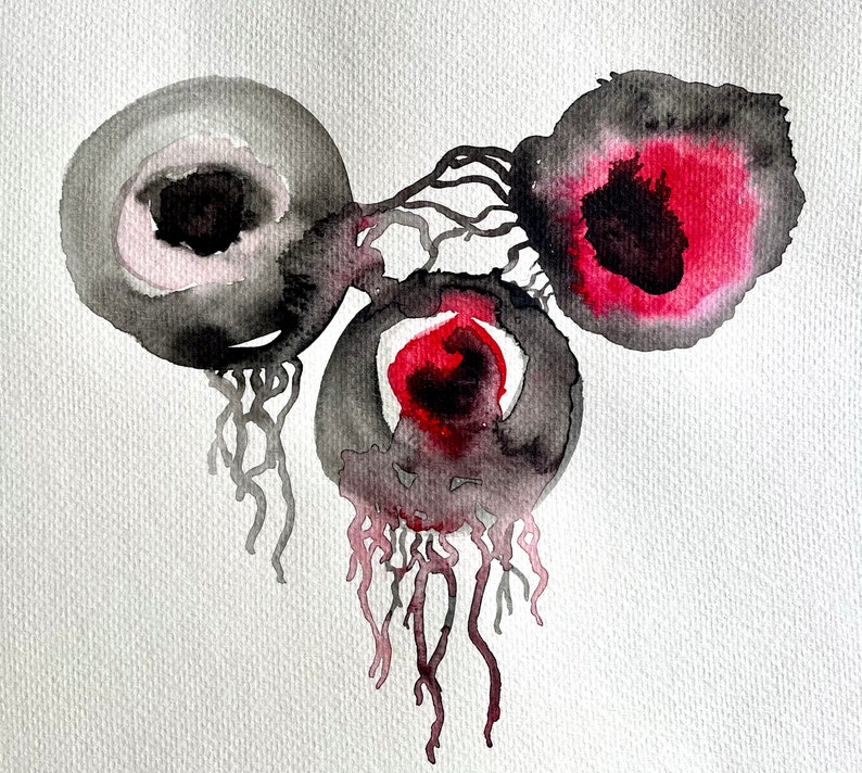 Harvest original watercolor on paper