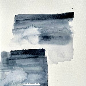 Blue Jeans- aquarelle originale sur papier