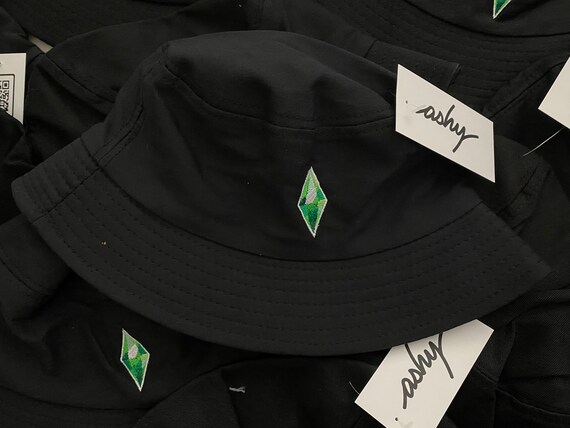 Sims Diamond Embroidered Bucket Hat Easy Halloween Costume