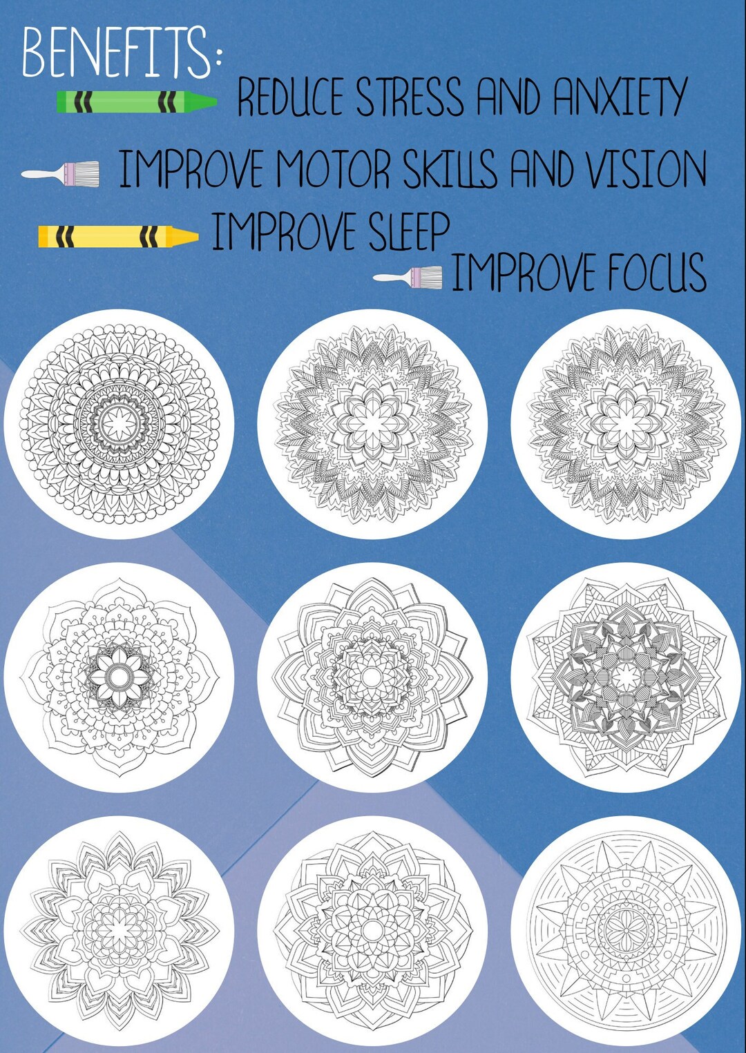 Coloring Mandala Adult Coloring Books Quote Coloring Pages - Etsy