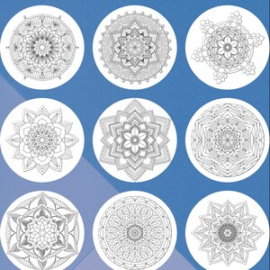 Coloring Mandala Adult Coloring Books Quote Coloring Pages - Etsy