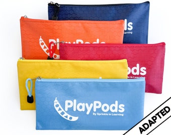 Adapted PlayPod Bundle: Sensory Busy Bags, Kids Learning Activities