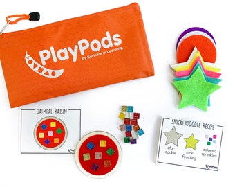 One Smart Cookie - Ages 3-8 - Busy Bag - Grab-and-Go Learning - Kids Activities - Boredom Buster - Birthday Favors