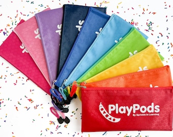 Rainbow Bundle - Ages 3-10 - Busy Bags - Travel Activities - Grab and Go Learning - PlayPods - Boredom Busters - Birthday Favors