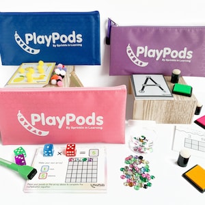 ABC&#39;s and 123&#39;s Bundle - Ages 3-10 - Busy Bags - Grab and Go Learning - Kids Activities - Letters - Numbers