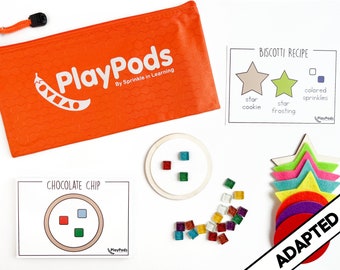 One Smart Cookie - ADAPTED - Busy Bag - Grab-and-Go Learning - Kids Activities - Boredom Buster