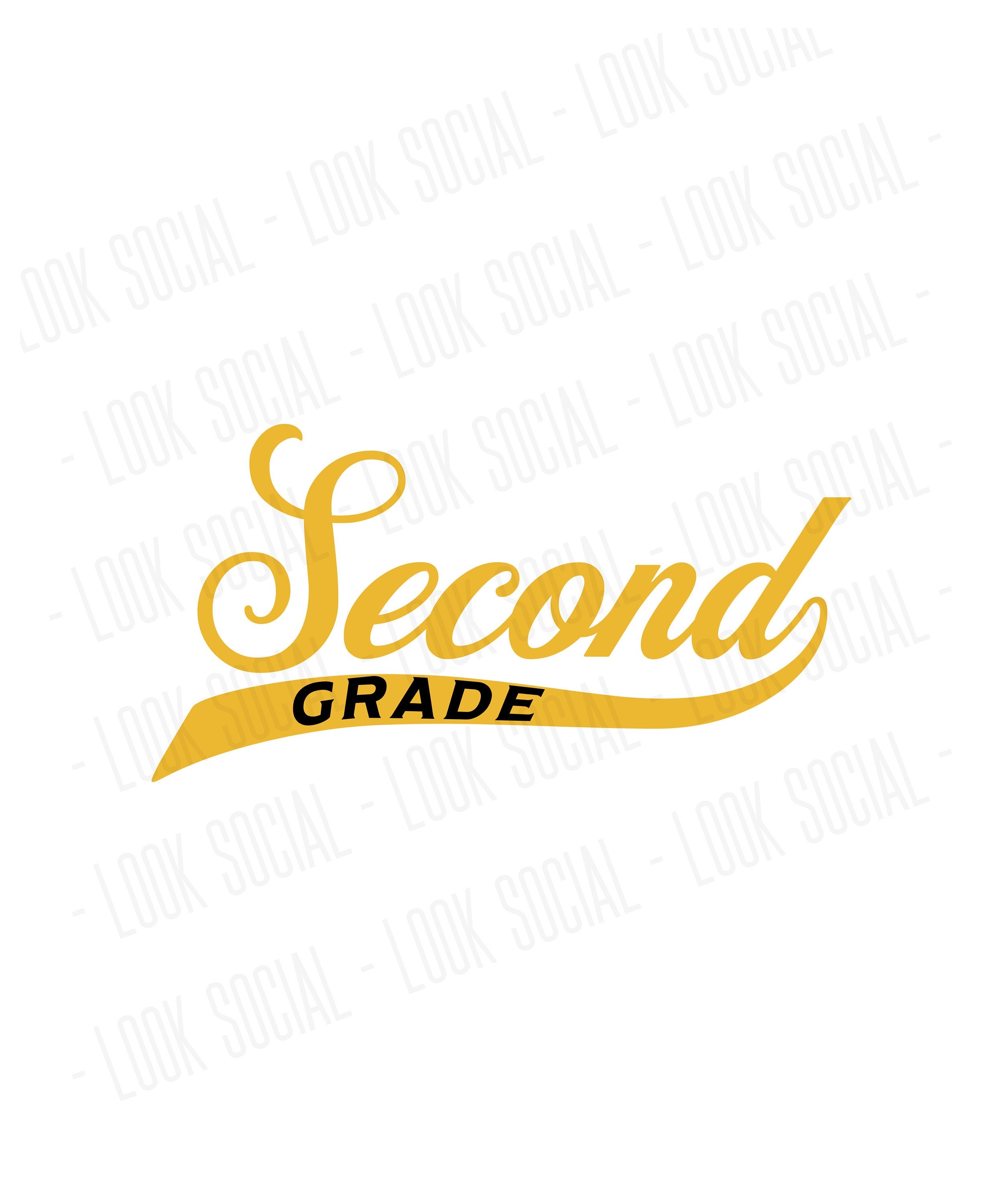 Grade 2 Vector Second Grade SVG PNG JPG Vector Digital File 2nd Grade Teacher ...