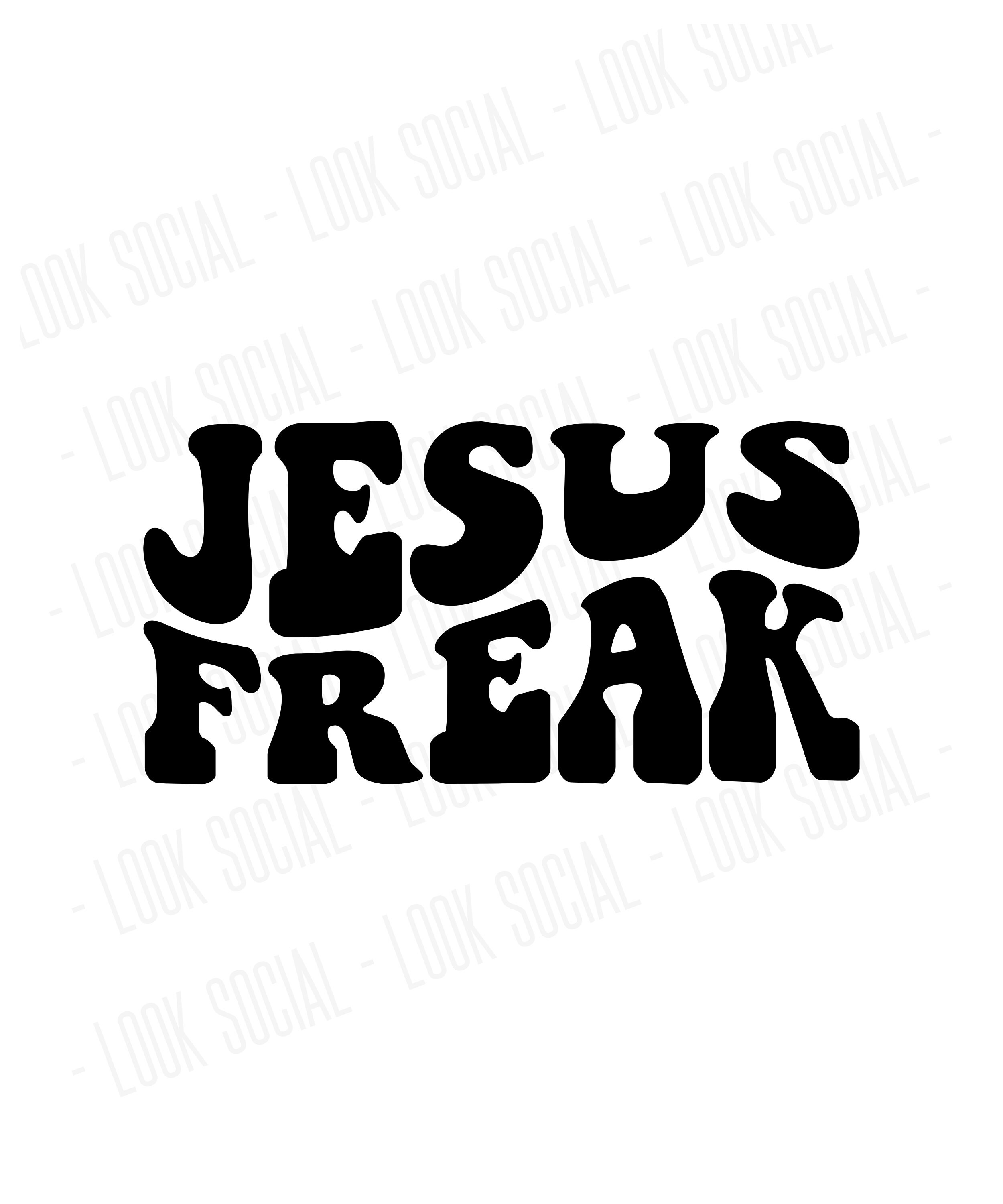 Jesus Freak PNG JPG SVG Vector Digital File Religious - Etsy