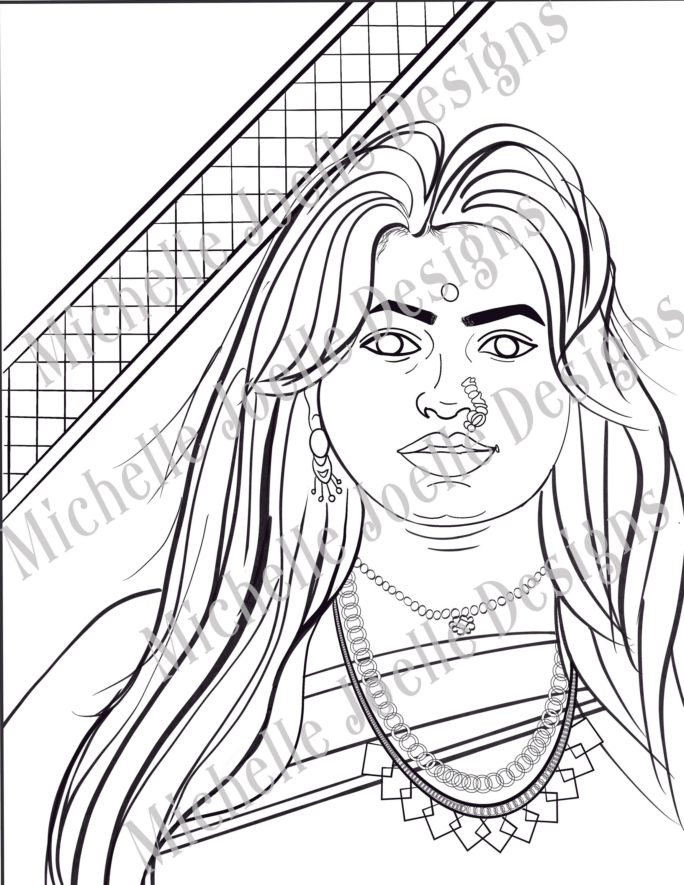 Printable Adult Coloring Pages Beautiful in Every Size | Etsy