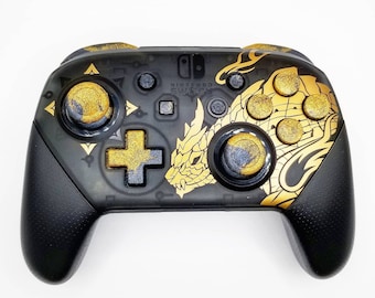 Monster Hunter Rise Nintendo Switch Pro Controller Button Set - Main Image